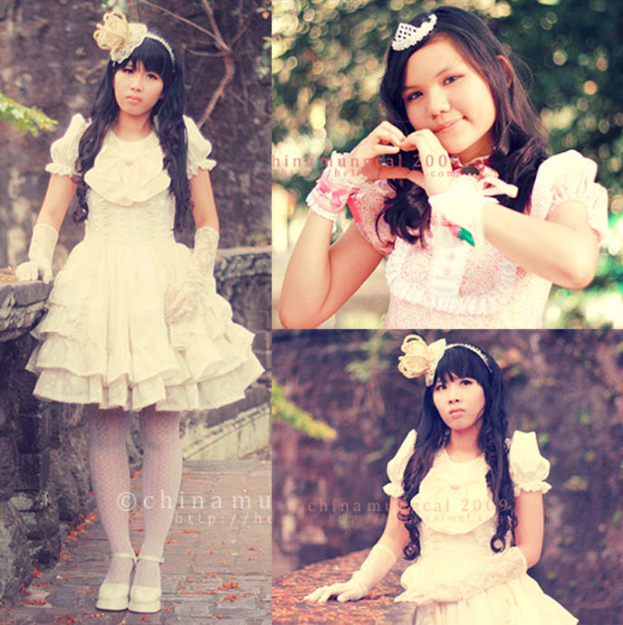 amaloli sweet lolita teen girls pretty bridesmaid flower girl dresses 