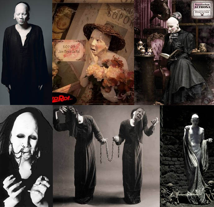 gender reassignment surgery, transsexual photos, pre-op tranny, Sopor Aeternus CD covers, neo Baroque and Medieval music, Gothic German darkwave, butoh makeup, scary ghost portraits.