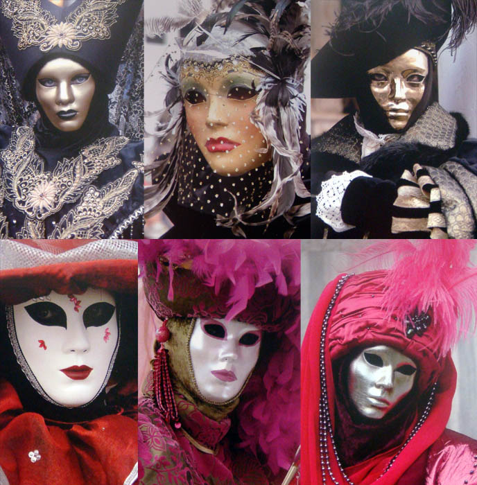 Venice carnival masks, Eyes
