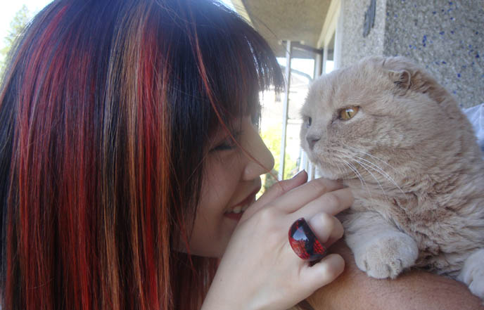 rainbow hair, Japanese