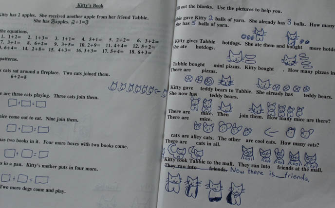 LA CARMINA'S EARLIEST WORKS: CHILDHOOD FUNNY CURSIVE WRITING, ANIMAL DRAWINGS, STORY & MATH BOOKS MADE BY KID, rare works by cute yummy time author, prodigy writer, book deals at young age, bloggers with publishing contracts