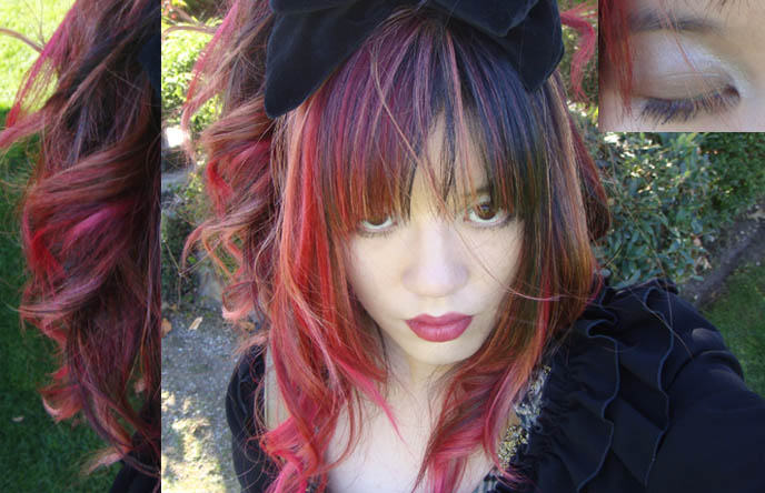 alice in wonderland hairband, bow on top of head, Lolitas meet up, gathering of EGL Gothic Lolitas, JAPANESE TEA PARTY LOLITA PHOTO & FILM SHOOT. CRUCIFIX ROSARY NECKLACE, PINK CURLED PRINCESS HAIR & BOOTS. checkered punk plaid lolita dress, punk loli, gosurori, documentary about gothic lolitas and Japanese Harajuku fruits fashion, world's most extreme street style