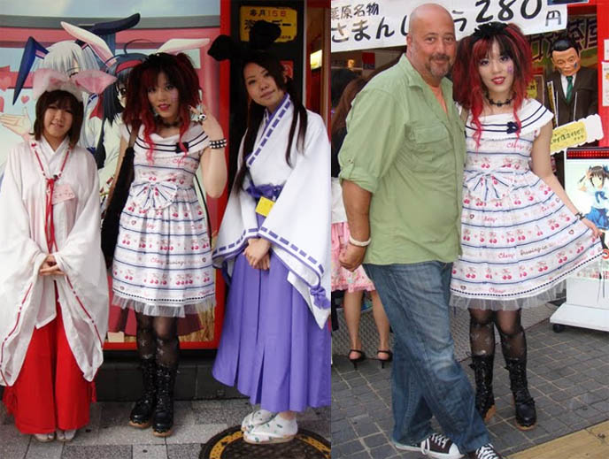 Bunny shinto temple girls cafe in Akihabara, Tokyo, cosplay Yunmao champion cosplayer, most expensive coolest amazing cosplay outfits, Andrew Zimmern Travel Channel Bizarre World TV show, maid cafes where you can take pictures, newest top best maid cafes in Akiba Tokyo Japan for otaku