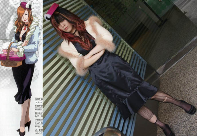 PHOENIX WRIGHT COSPLAY: BENTO LADY ANGEL STARR. Pinkberry in Los Angeles on Melrose. Cute kawaii Japanese girl cosplay outfits, best cosplays, how to tutorial for anime and manga costumes. JROCK VISUAL KEI BAND BOYS IN LITTLE TOKYO, LOS ANGELES.