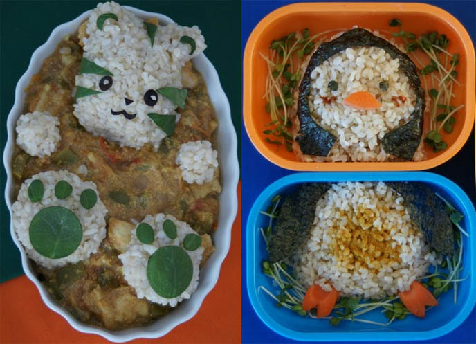 Cute Yummy Time decorated food, winking coconut gelatin recipe for CNNGo, free Japanese recipes, kid's cookbook, fun food, colorful Jpop anime book by La Carmina, weird strange Japanese food eating, Tokyomango, Pink Tentacle, wacky Japan