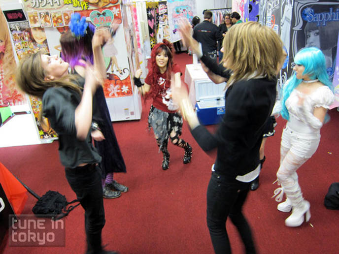 dancing teenagers, cool party dance floor, TUNE IN TOKYO LOS ANGELES JPOP PARTY PHOTOS: COSPLAY, JROCK, PURIKURA, ANIME EVENT HOSTED BY LA CARMINA. Gothic lolita meetups, club nights japanese music, kpop, la anime manga, PRETTY VISUAL KEI BOYS, harajuku fashion street style snaps, gothloli hair, sweet lolita dresses, teen emo boys, cute pretty teenage boy, emo kids, emo male hairstyles, visual kei hair and makeup, big goth hairdos for men, asymmetrical cool emo goth haircuts, japanese mullet, gothic lolita clothing wholesale, japanese clothes for sale