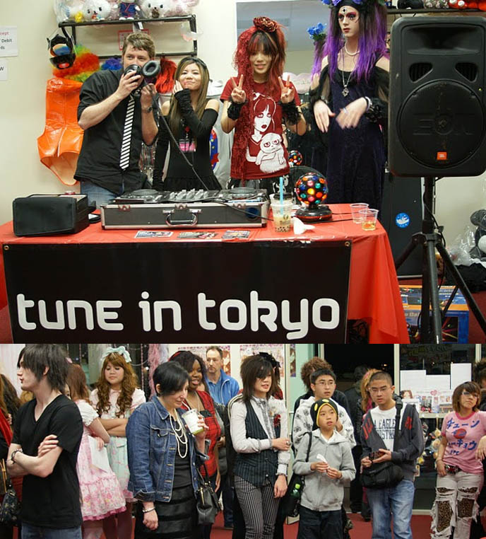 TUNE IN TOKYO LOS ANGELES JPOP PARTY PHOTOS: COSPLAY, JROCK, PURIKURA, ANIME EVENT HOSTED BY LA CARMINA. Gothic lolita meetups, club nights japanese music, kpop, la anime manga, PRETTY VISUAL KEI BOYS, harajuku fashion street style snaps, gothloli hair, sweet lolita dresses, teen emo boys, cute pretty teenage boy, emo kids, emo male hairstyles, visual kei hair and makeup, big goth hairdos for men, asymmetrical cool emo goth haircuts, japanese mullet, gothic lolita clothing wholesale, japanese clothes for sale