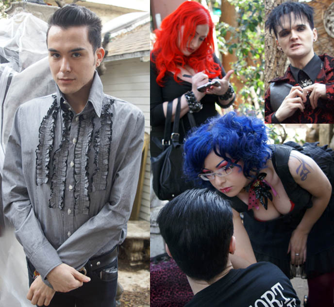 aldo vento, zoetica ebb, blue haired girl, HOLLYWOOD MOVIE SHOOT: NOIRLAND STARRING JAMES DUVAL, DIRECTED BY RAMZI ABED. SERIAL KILLER FILM NOIR, BLOODSHOT PICTURES 2010. CLINT CATALYST, LENORA CLAIRE, zoetica ebb, coilhouse magazine, scene queens, audrey kitching, scene kings, emo fashion, club kids los angeles, la internet celebrities, net celebs, famous on the internet, famous fashion scene bloggers, hollywood gay scene, goth movie, los angeles behind scenes filming movies