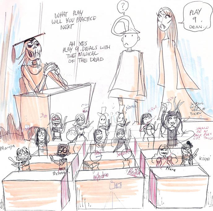halloween costume sketches, tim burton costume design concept sketches drawings, GOTHIC LOLITA MANGA DRAWINGS, CUTE GOTH GIRL SKETCHES FROM HORROR HIGH SCHOOL MOVIE. drag queen tranny transsexual cross-dressing cosplay japanese harajuku jpop la carmina goth gothic lolita funny humor silly beauty fashion style blogger, japanese b-movie, horror movie Tokyo, gothloli girls, scary goths