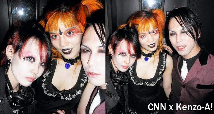 Kenzo-A, kenzow amishiro, goth designer, stigmata, rituals, the cabal, tokyo goth fashion designer, japanese underground, gothic lolita girls models, harajuku fashion clothing designer, visual kei bands, djs, CNN international, CNNGo writer, website asia travel lifestyle, CNN asia TV, 25 strangest stress relief products by La Carmina, travel TV host, author writer, Japan trends
