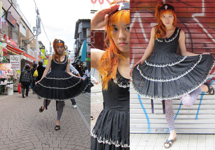 harajuku street snaps, street fashion tokyo japan, gothic lolita, h naoto and innocent world brand dresses, where to buy lolita clothes online, cheap lolita fashion accessories, closet child, takeshita doori.