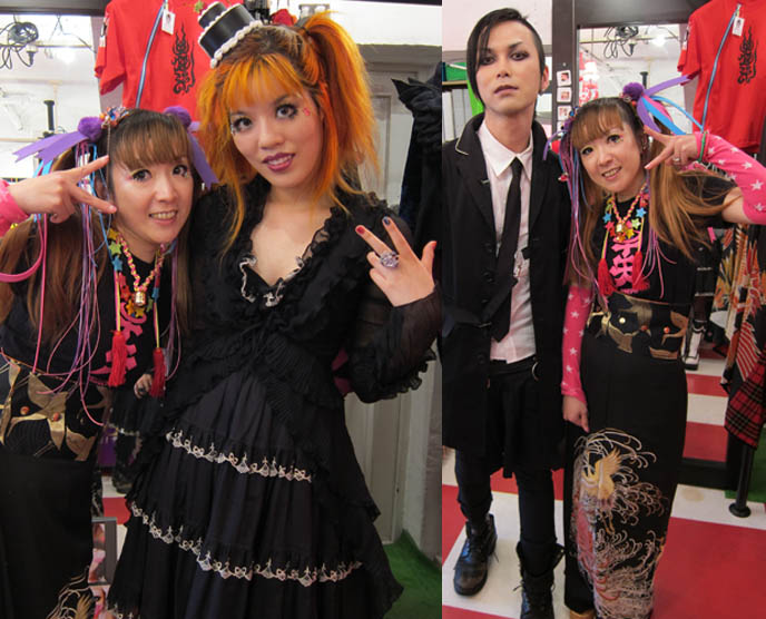 takuya angel boutique, cyber hair falls, alternative shop in harajuku, crazy japanese clothing, CNN INTERNATIONAL & CNNGO TV SHOW: TOKYO GOTH FASHION DESIGNER KENZO-A, TAKUYA ANGEL HARAJUKU SHOP, kenzo stigmata rituals gothic fashion show, la carmina, little cake lolita hat, agent lover, pretty lolita girls, japanese harajuku street style book