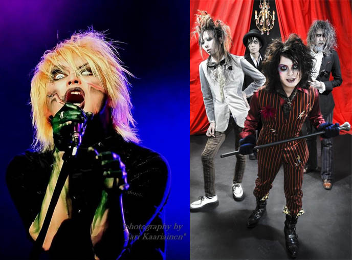 CALMANDO QUAL, carnival scary spooky burlesque band, jrock makeup hair, gpkism, goth flyer poster, gothic prince ken, kiwamu, VISUAL KEI LABELS DARKEST LABYRINTH & STARWAVE RECORDS JOIN HEARJAPAN. GPKISM, SATAN CONCERT IN TOKYO. jrock goth japanese bands live, meguro rockmaykan, cross-dressing jrockers, alice in the dead world, OMEGA DRIPP