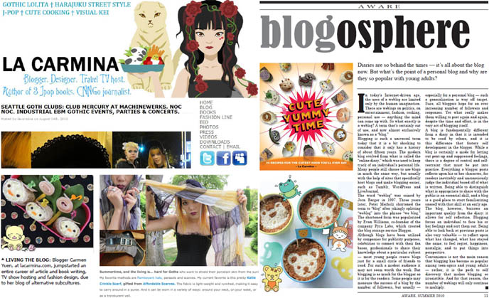 la carmina screenshot, blog, fashion alternative subcultures blogger, japan harajuku fashion, street style, egl gothic lolita blogs, best lolita blogs, shopping in tokyo, cute food, bento decoration, cute yummy time, kawaii charaben