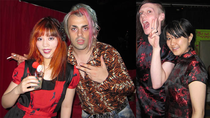 TOKYO DECADANCE france BAR, french organizer adrien, CHRISTON CAFE SHINJUKU. DJ SISEN, ABSINTHE, DRAG QUEEN PERFORMANCES JAPAN, decabar, cyber bar nightclub, gothic industrial ebm nightlife, best alternative clubbing in tokyo japan, selia, adrien le danois, religious theme restaurant, crazy themed cafes bars
