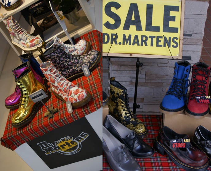 dr martens japan, doctor marten boots, latest custom gold shoes, footwear punk goth, SWEET CLASSICAL & GOTHIC LOLITA SHOPS, LOLI JAPAN CLOTHING. lolita young girls, models clothes, fashion japanese streets, fruits clothing, boudoir burlesque victorian corsets, gowns, victorian rococo dresses, wedding gowns, accessories shinsaibashi, kansai, osaka shopping district guide, where to buy women's clothes