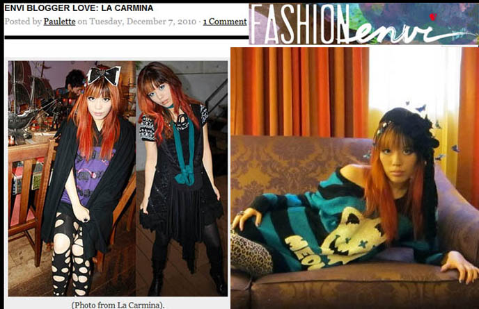 envi shoes, bloggers shoes, famous fashion bloggers, best fashion blogs, style blogs, style bloggers, top blogs clothing, envi blogger love, la carmina interview, press, paid blogging jobs, coolhunting, cool alternative shoes, big japanese eye makeup