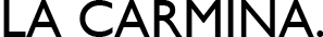 La Carmina website homepage