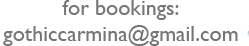 lacarmina bookings press manager email address