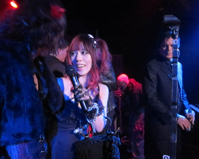 LA GOTH PARTIES: BAR SINISTER HOLLYWOOD, NEW YEAR'S DAY EVENT. BEST JAPANESE PARTY HOSTS EVER. la carmina boyfriend, girlfriend, セバスティアーノ セラフィニー luca student nihonjin no shiranai nihongo日本人の知らない日本語 gothic industrial nightlife los angeles, california industrial music bands, concerts