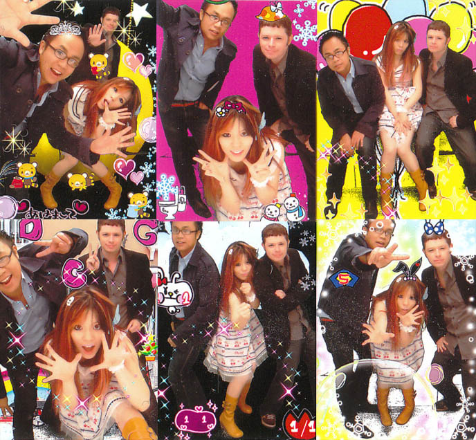 PURIKURA prints, STICKER BOOTH PICTURES HOW TO GUIDE and tutorial, JPOP PARTY TONIGHT: VISUAL KEI & GOTH FASHION PRIZES, Tune in Tokyo, sticker pictures, puricute, custom Japanese purikura, Los Angeles fun club event, Asia pop culture gaming centers, la carmina and boys