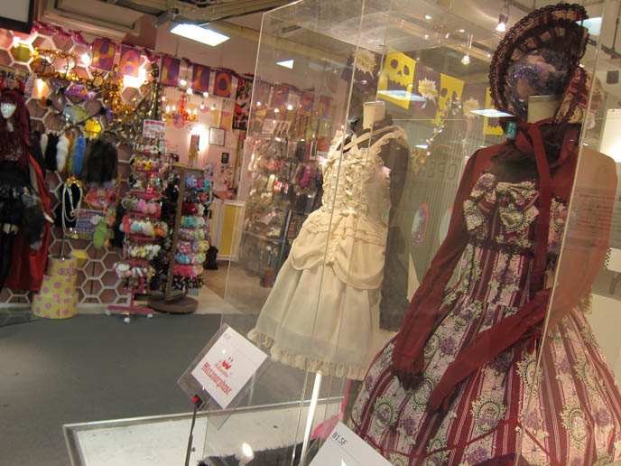 SWEET & ELEGANT GOTHIC LOLITA STORES, FASHION SHOPPING IN LAFORET HARAJUKU. COOLEST BEST CLOTHING SHOPS, TOKYO JAPAN. HARAJUKU SHOPPING GUIDE: TOKYO GOTHIC LOLITA PUNK SHOP PHOTOS, trendy hip hot japanese CLOTHING STORES. LOLITA SHOPPING: GOTHIC SWEET LOLITA DRESSES & JAPAN MENS PUNK ROCK CLOTHING. JAPANESE STREETWEAR STORES BUY CUTE JAPANESE GIRLS ACCESSORIES & CLOTHING. cheap discount lolita clothes, DANGEROUS NUDE, SEX POT REVENGE, JAPAN BEST CLOTHING BOUTIQUES, FASHION GUIDE. JAPANESE young girls CLOTHING FASHION BRANDS, STYLISH STREETWEAR IN SHINJUKU TOKYO. goth alternative stores, punk clothing, japanese girls costumes, cosplayers