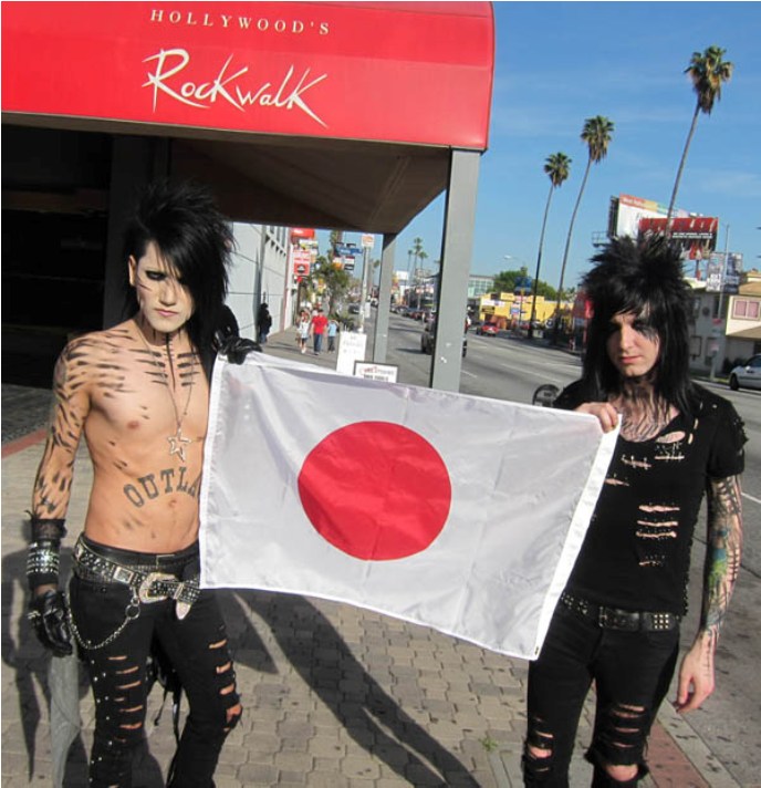 BLACK VEIL BRIDES TALK ABOUT THE TOKYO EARTHQUAKE HITTING DURING THEIR JAPAN TOUR REHEARSAL. ashley purdy, andy six, jake pitts, live concert photos, metal band, visual gothic, bvb, bvb army, andy6, andy 6 singer, famous survivors celebrities in japanese earth quake 2011, survivor stories, DONATE TO JAPAN: RAISING MONEY AT MR. BLACK NIGHTCLUB IN LA. BISHI, LENORA CLAIRE, SEMI PRECIOUS WEAPONS,  japan earthquake, sendai, tsunami, relief fund, fundraising, Funds for devastation tokyo